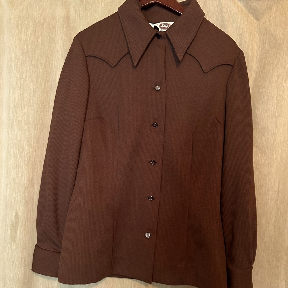 Vintage Lasso women’s western wear brown suit. NWT
